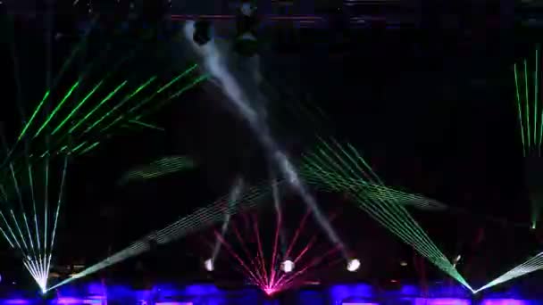 Laserová show — Stock video