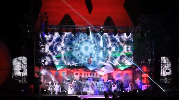 Stage show at Kazantip 2012 — Stock Video