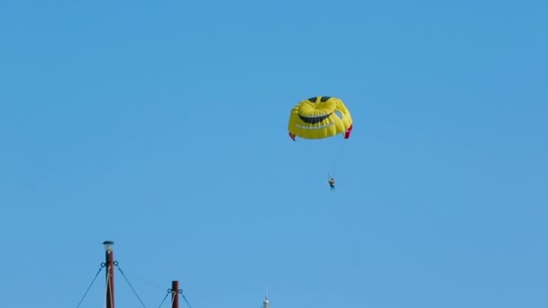 Färgglada paraplane — Stockvideo