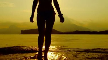 güneş ışığı altında siluet