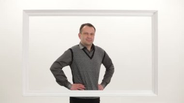 bir fotoğraf için poz bir aile. aile fotoğrafı.