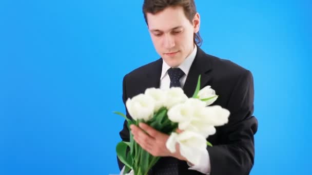 Bouquet voor de favoriet — Stockvideo