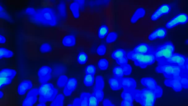 Feux bleus clignotants 