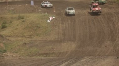 Simferopol, Ukrayna - 2 Temmuz: vintage arabalar katılmak Kırım 