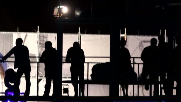 Переглянути на сцені Казантип в 2012 — стокове відео