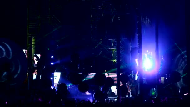 View on Kazantip's 2012 stage — Stock Video