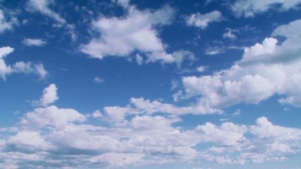 De wolken in de hemel stijgende wolken. — Stockvideo