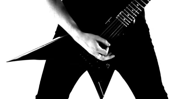 Metal müzisyeni — Stok video