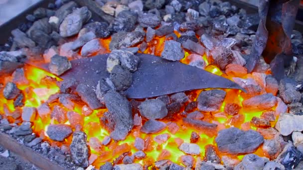 Production Of Blacksmiths — Stock Video