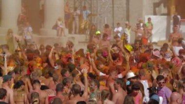 Kırım, Ukrayna, 06 Ağustos 2013, katılımcıların kazantip 2013