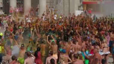 Kırım, Ukrayna, 06 Ağustos 2013, katılımcıların kazantip 2013