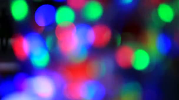 Luces de fiesta coloridas. Luces de fiesta. Loopable . — Vídeo de stock