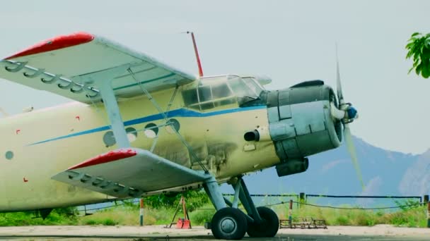 Aviones con motor — Vídeo de stock