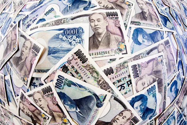 Yen note la monnaie japonaise — Photo