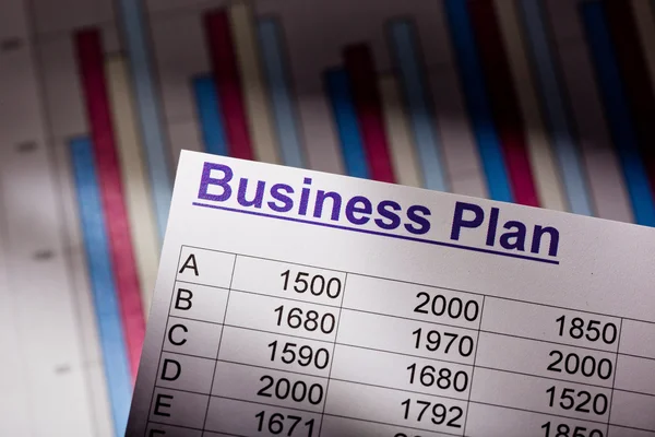 Business plan — Stock Photo, Image