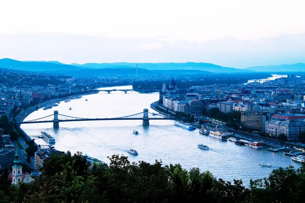 Magyarország, budapest, utca-és városrészlet — Stock Fotó