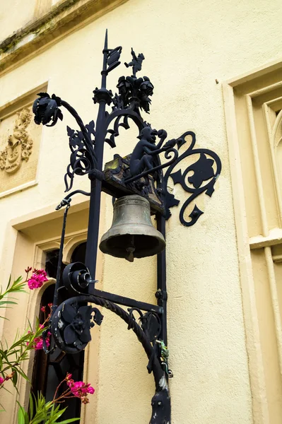 Bell on house wall — Stock Photo, Image