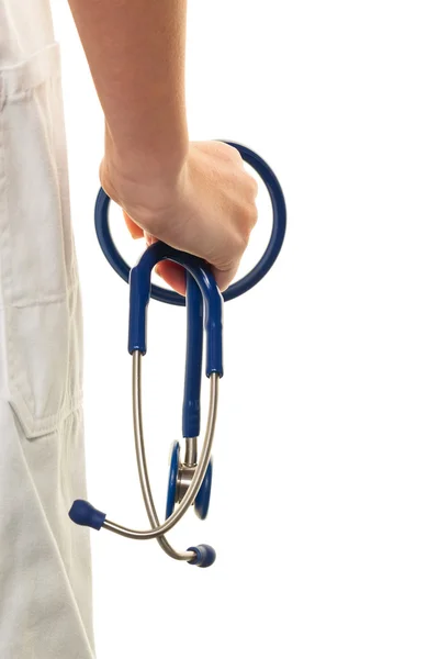 Hand with stethoscope — Stock Photo, Image