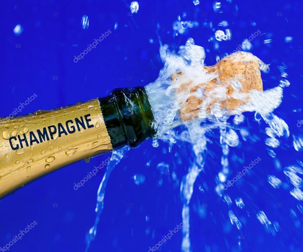 Champagne bottle is opened Stock Photo by ©ginasanders 14039312