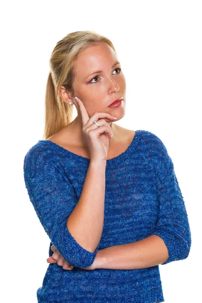 Pensive woman — Stock Photo, Image
