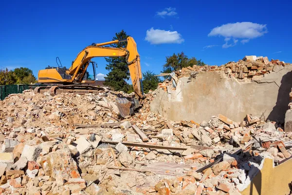 Démolition de maisons — Photo