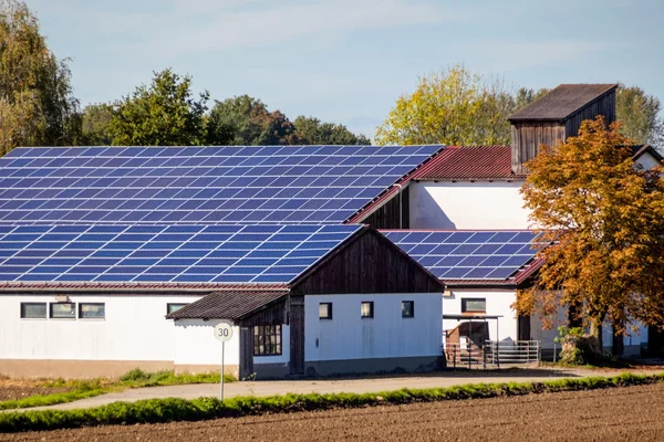 Células solares para energia solar — Fotografia de Stock