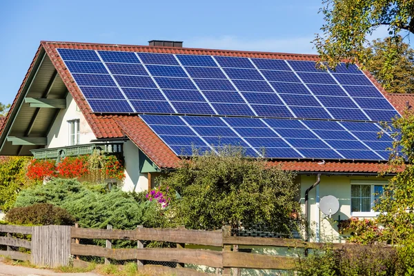 Células solares para energía solar —  Fotos de Stock