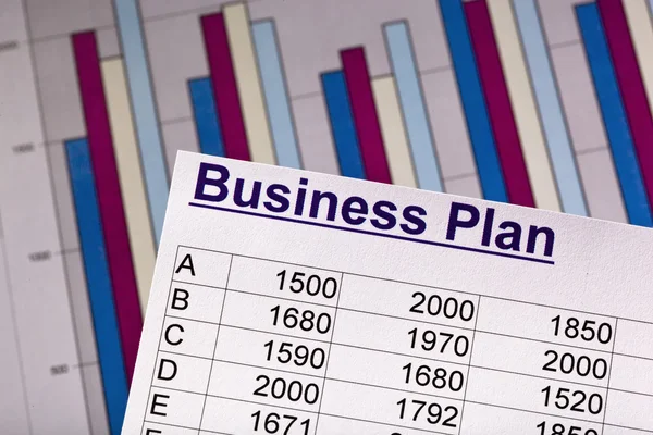 Üzleti terv — Stock Fotó