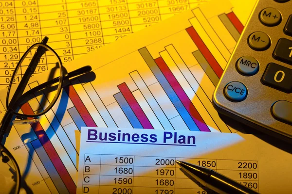 Business plan — Stock Photo, Image