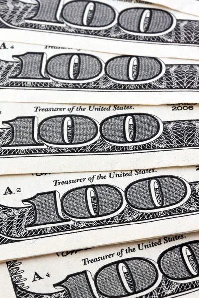 U.s. dollar bills. detail — Stock Photo, Image