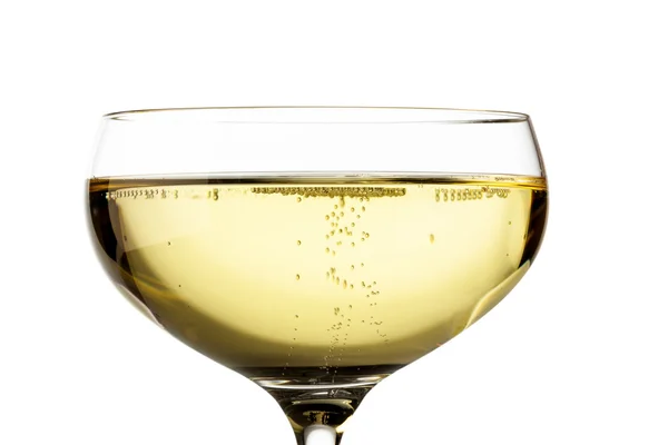 Bicchiere di champagne con champagne — Foto Stock