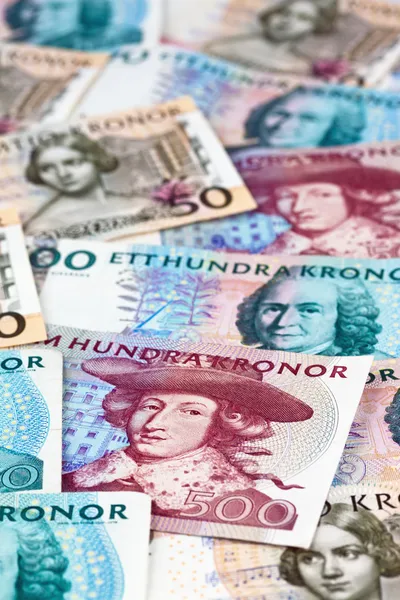 スウェーデン ・ クローナ。スウェーデンの通貨 — ストック写真