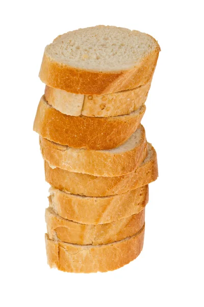 Скибочки хліба багет — стокове фото