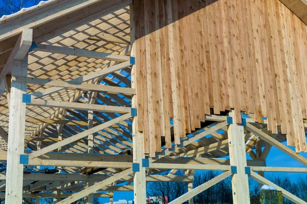 Construcción de techos de madera —  Fotos de Stock