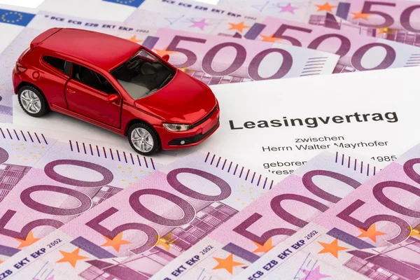 Lease for a new car — Stock Photo, Image