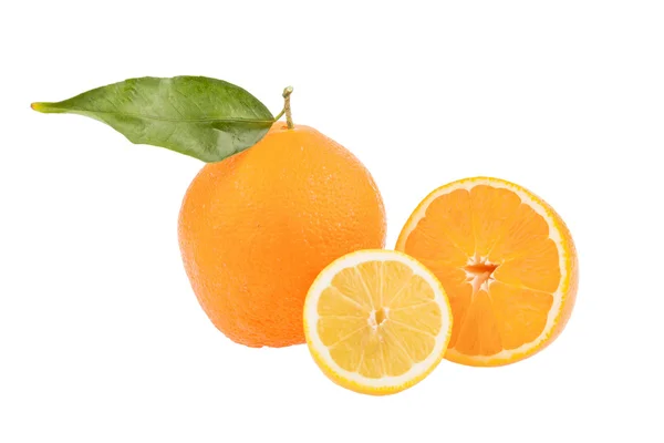 Espelhando uma laranja — Fotografia de Stock