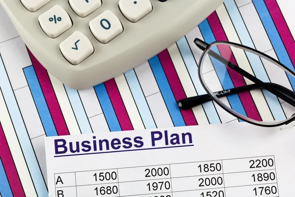 Business plan — Stock Photo, Image