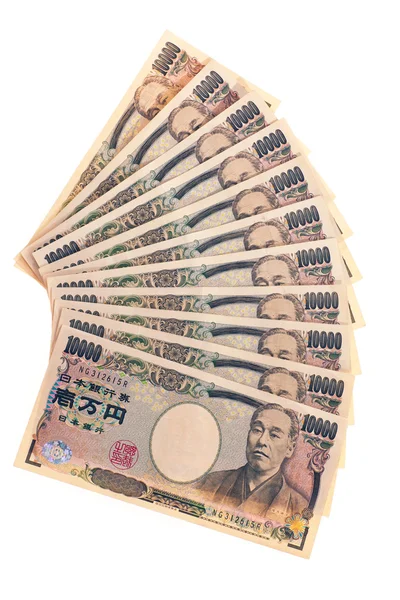 Japanische Yen-Scheine — Stockfoto