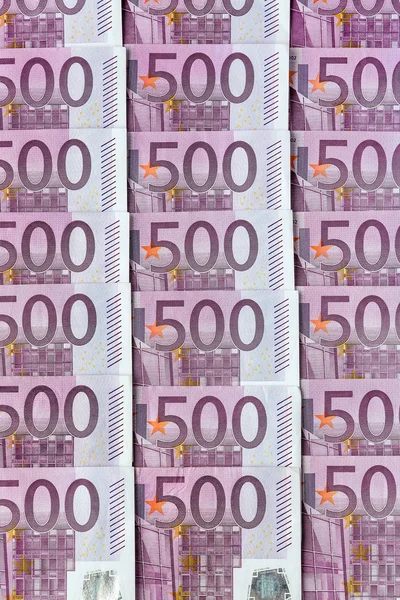 Five hundred euro notes — Stock Photo, Image