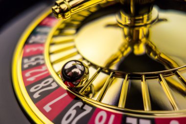 Roulette casino gambling clipart