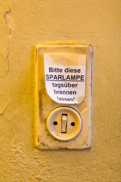 Old light switch — Stock Photo, Image