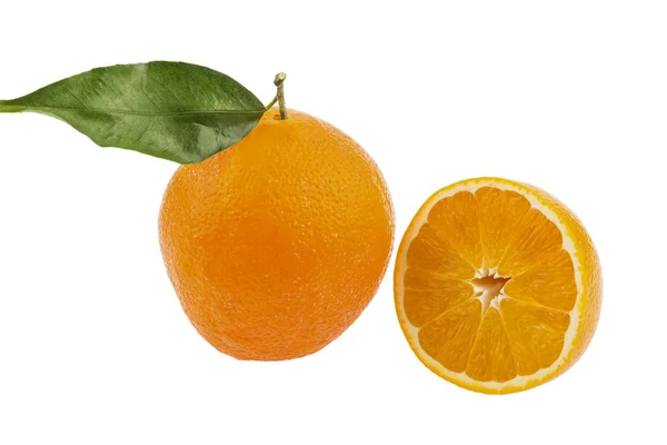 Reflection of an orange — Stock Photo, Image