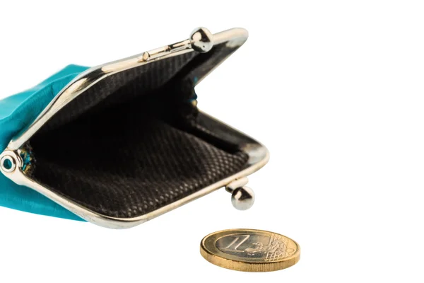 Nästan tom plånbok — Stockfoto