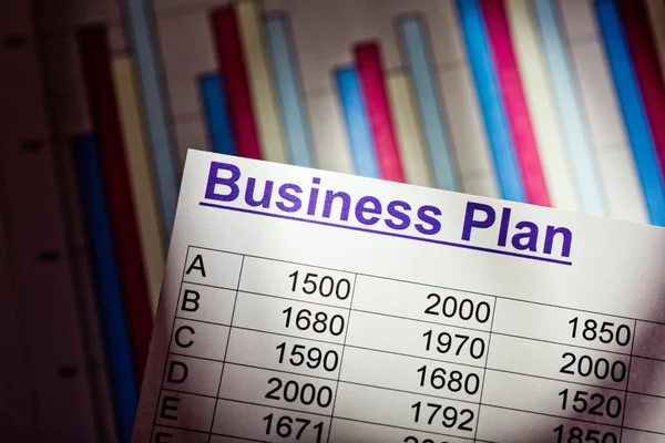 Business plan — Stock Photo, Image