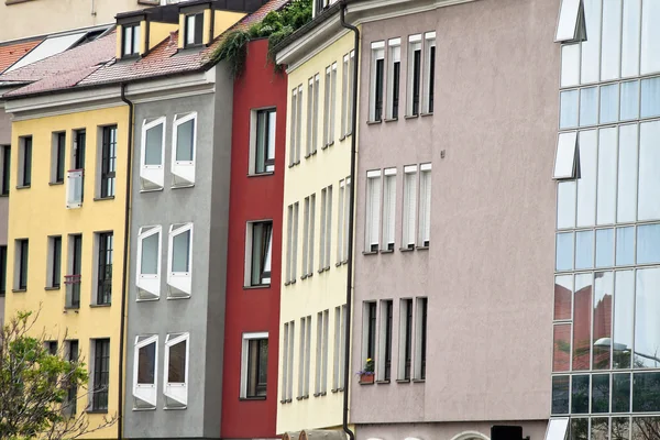 Slovakia, bratislava. renovated houses — Stock Photo, Image