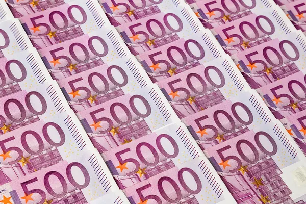 Cinq cents billets en euros — Photo