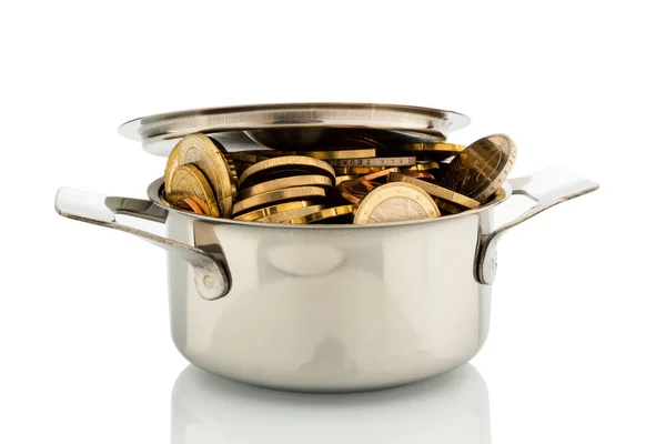 Geld pot — Stockfoto