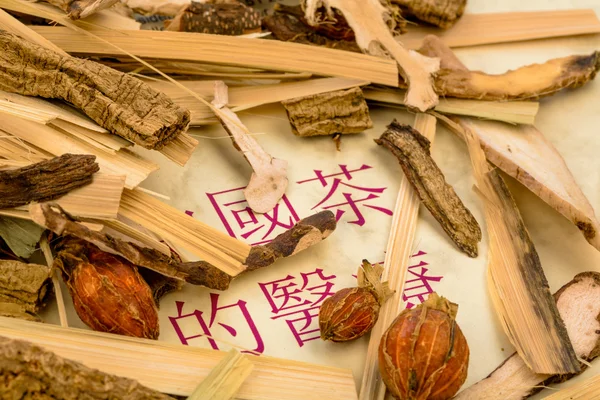 中国传统医学的茶 — 图库照片