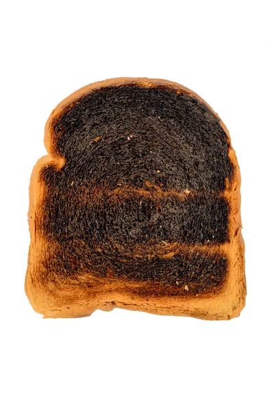 Спалений тост хліб скибочки — стокове фото