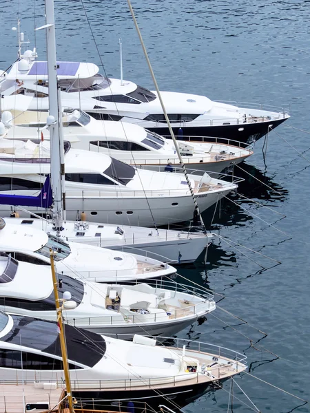 Marina with yachts — Stock Photo, Image